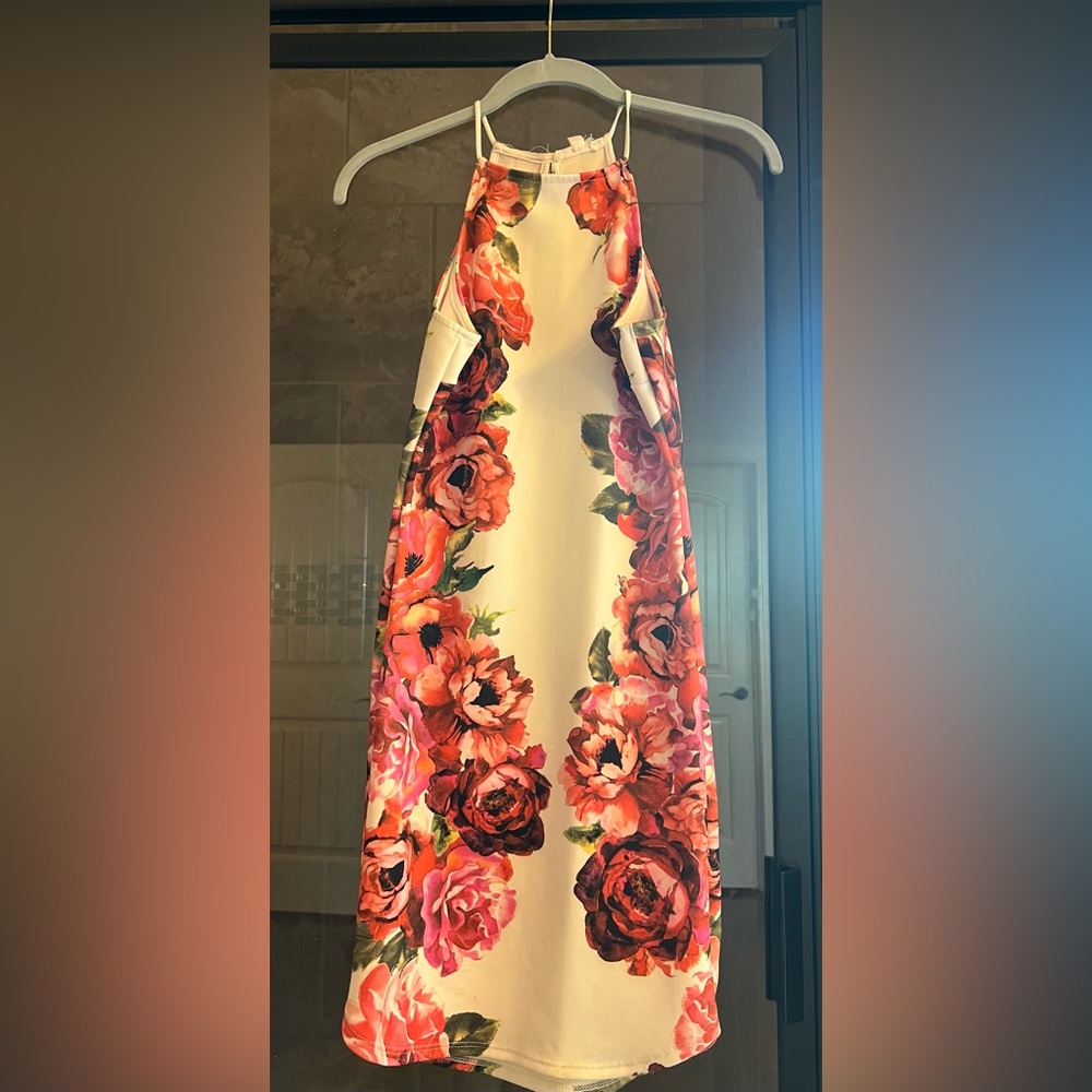 Spaghetti strap Floral dress in medium